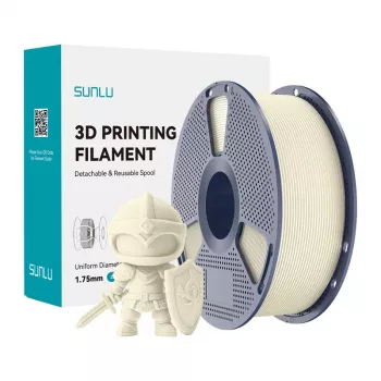 SUNLU PLA+ Filament 1,75 mm Elfenbein 1 kg