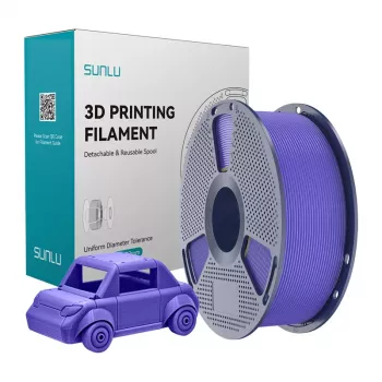 SUNLU PETG Filament 1,75 mm Lavendel Lila 1 kg Spule für FDM 3D-Drucker