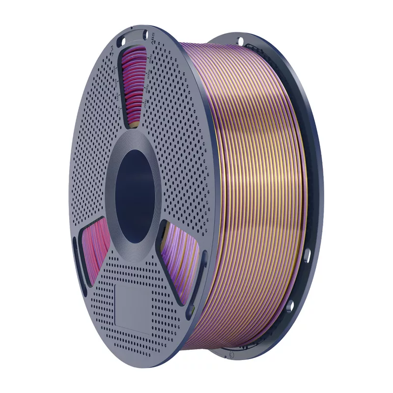 SUNLU PLA+ Silk Forth-Color Filament 1.75mm Blau-Lila-Rot-Gold 1kg