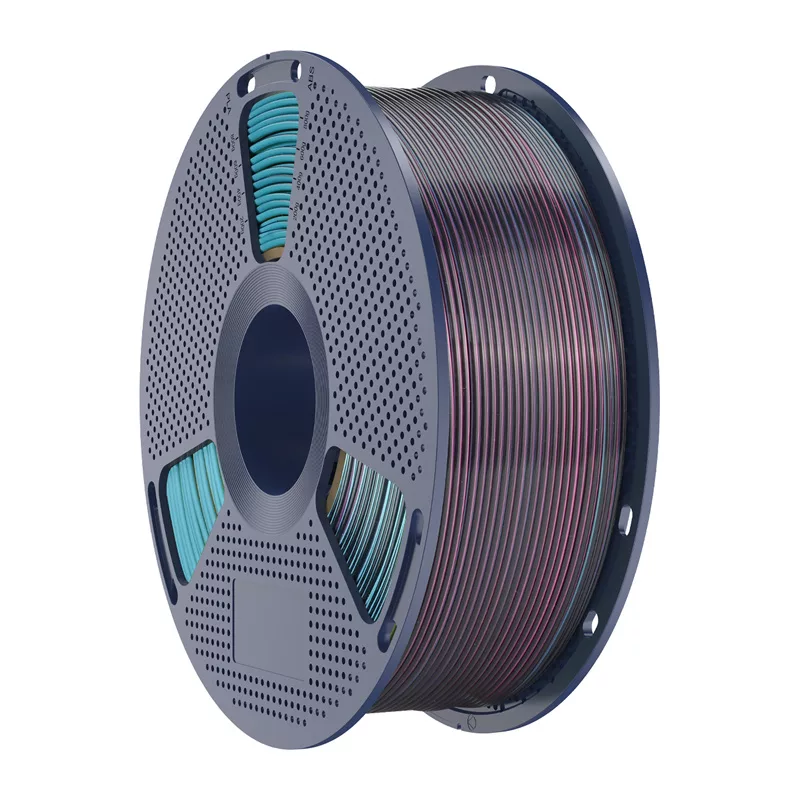 SUNLU PLA+ Silk Forth-Color Filament (Rot-Gelb-Grün-Schwarz) 1,75 mm 1 kg