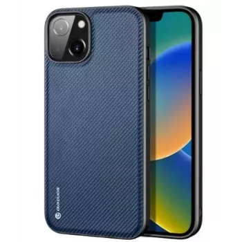 Dux Ducis Apple iPhone 14 Fino Case Cover Nylon-Blau