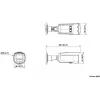 Hikvision DS-2CD2T83G2-2LI(2.8mm) 8MP AcuSense Bullet IP Kamera mit Dual Light