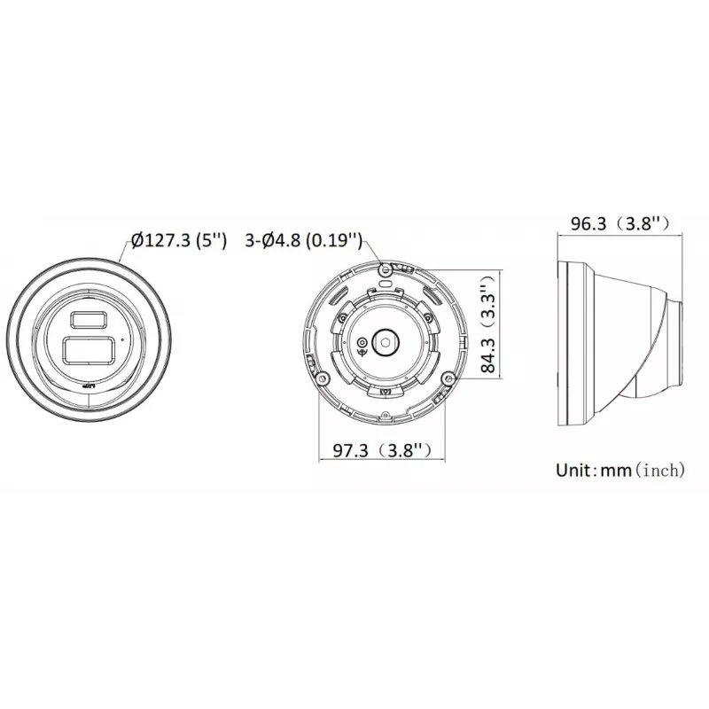 Hikvision DS-2CD23123G2-LIS2UY/SL(2.8mm) 12MP IP-Kamera, Schwarz