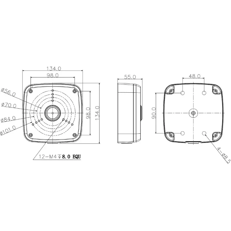 Dahua PFA122 Adapter-Montagehalterung für Kameras
