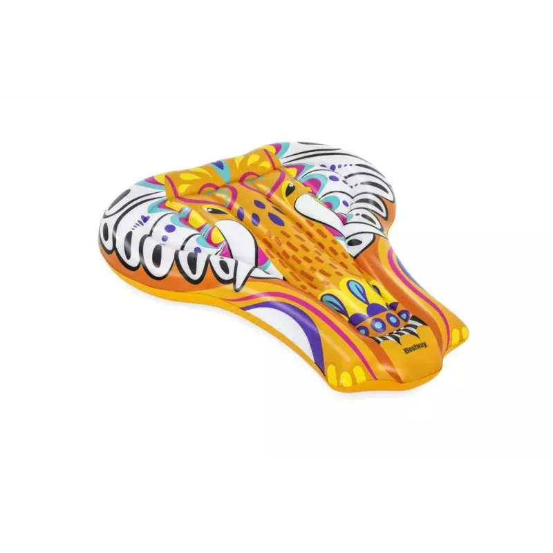 Bestway 43491 Luftmatratze zum Schwimmen 183 x 153 cm aufblasbare schwimmende Insel mit Getränkehaltern