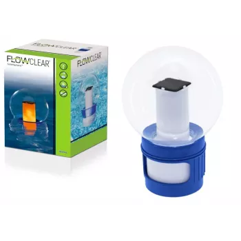 Bestway Flowclear 58699 Pool Chemistry Dispenser - Schwimmender Chlor- und Brom-Tablettenspender für Aufstellpools, Whirlpools, Spa-Wannen