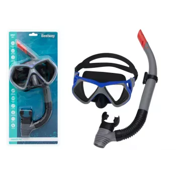 Bestway Hydro-Force WaveLine Tauchset Schwarz Maske Schnorchel 24069