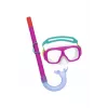 Bestway Tauchset Maske, Schnorchel, Flossen Pink 25019