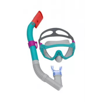 Bestway Tauchset Maske, Schnorchel, Flossen Blau 25020