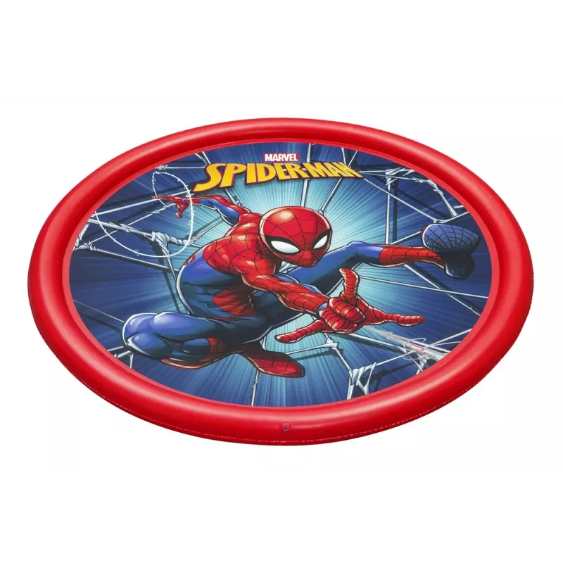 Bestway aufblasbare Planschmatte mit Springbrunnen Spider-Man 165 cm