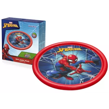 Bestway aufblasbare Planschmatte mit Springbrunnen Spider-Man 165 cm