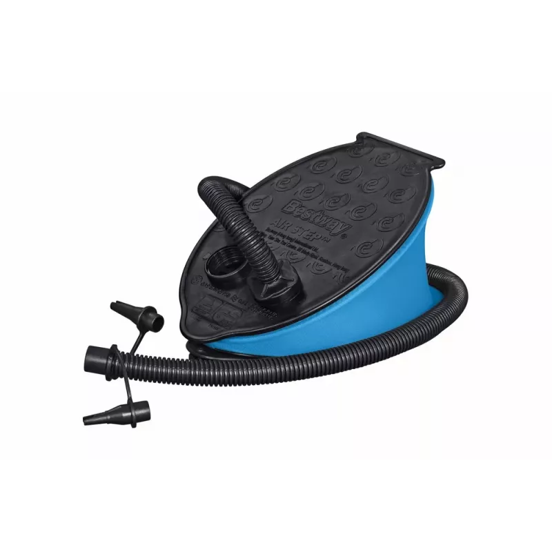 Bestway Fußpumpe 23cm x 15cm 62023 - Manueller Inflator/Deflator mit 3 Düsen