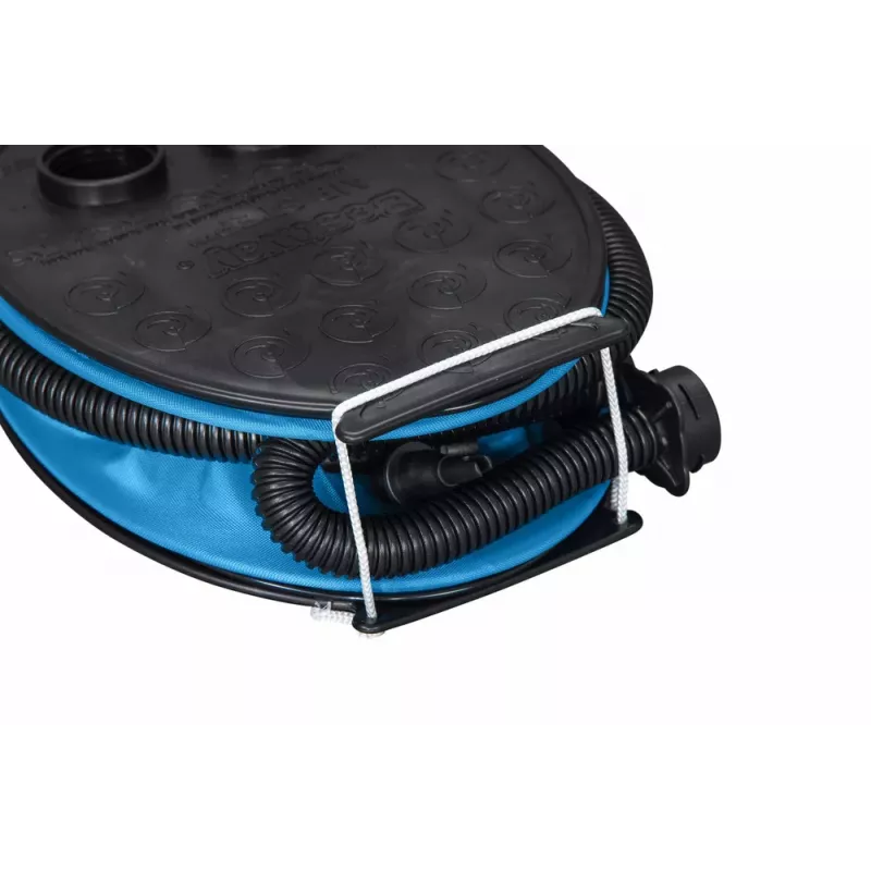 Bestway Fußpumpe 23cm x 15cm 62023 - Manueller Inflator/Deflator mit 3 Düsen