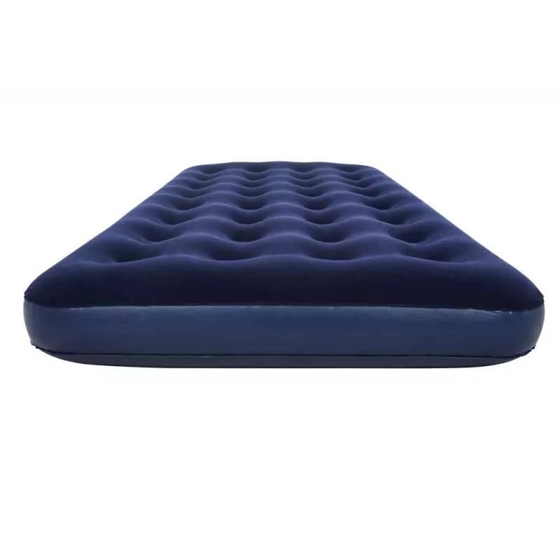 Bestway Luftmatratze 188 x 99 x 22 cm Einzelperson, geflocktes PVC, Coil-Beam-Konstruktion 67001