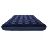Bestway Luftmatratze 191 x 137 x 22 cm Doppel Flocked Top Coil Beam Blau/Grau 67002