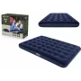 Bestway Luftmatratze 191 x 137 x 22 cm Doppel Flocked Top Coil Beam Blau/Grau 67002