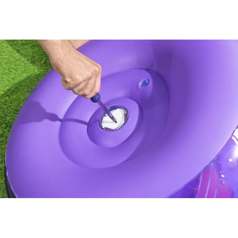 Kosmos LED Inflatable Chair 72 x 72 x 64 cm Bestway 75122 Lila