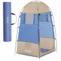 Bestway Beach Changing Room Tent 110 x 110 x 190 cm Blau und Grau