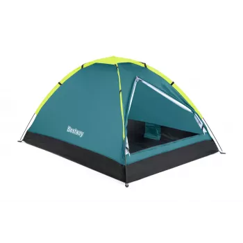 Bestway 68084 Tourist Tent 145 x 205 x 100 cm Doppelkuppelzelt 2 Personen Grün/Grau
