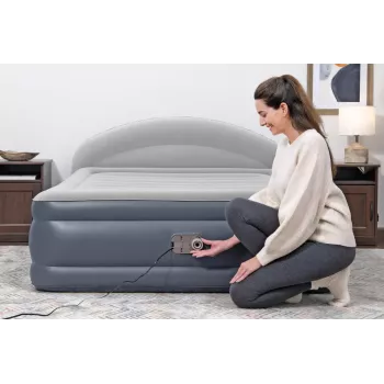 Bestway 671BD Inflatable Mattress Single Dark Blue/Grey