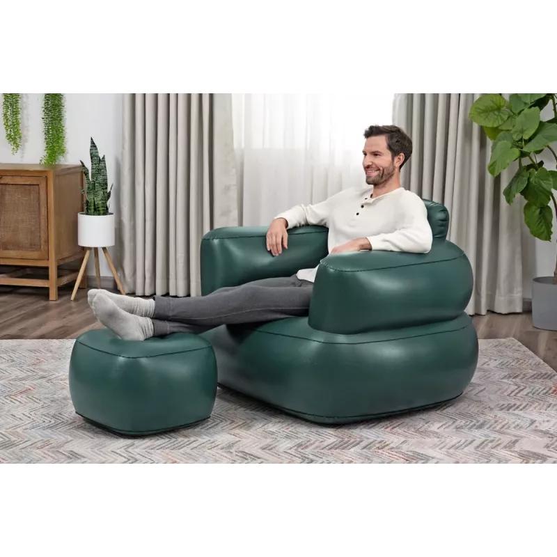 Bestway Aufblasbarer Loungesessel Dunkelgrau 75137