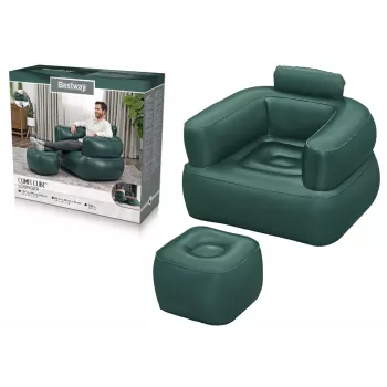 Bestway Aufblasbarer Loungesessel Dunkelgrau 75137