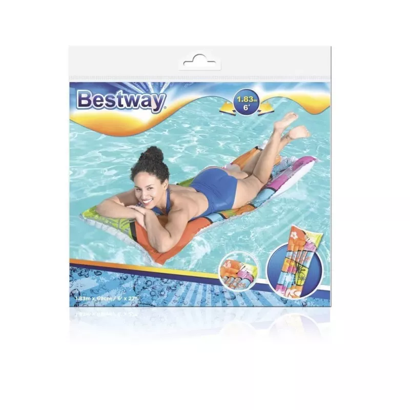 Bestway 44033 Aufblasbare Luftmatratze für Schwimmbad 183 x 69 cm