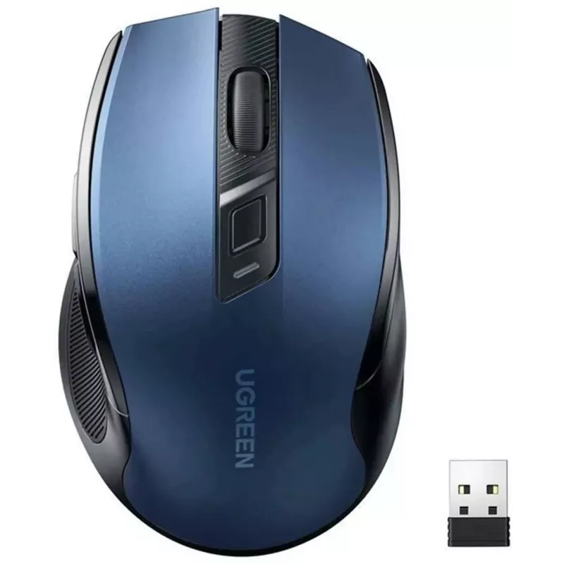 Ugreen MU006 Kabellose Optische Maus 2.4GHz / Bluetooth 5.0 4000 DPI - Blau