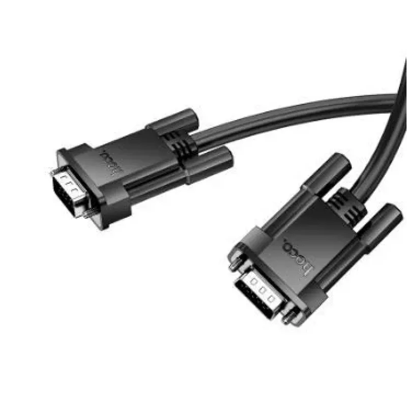 Hoco US11 VGA Male to VGA Male HD Data Cable (2m) Schwarz