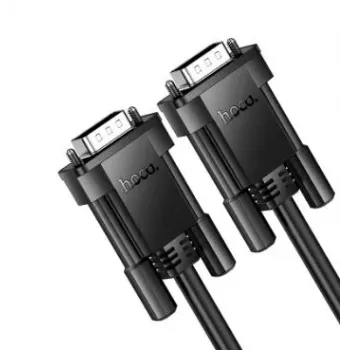 Hoco US11 VGA Male to VGA Male HD Data Cable (2m) Schwarz