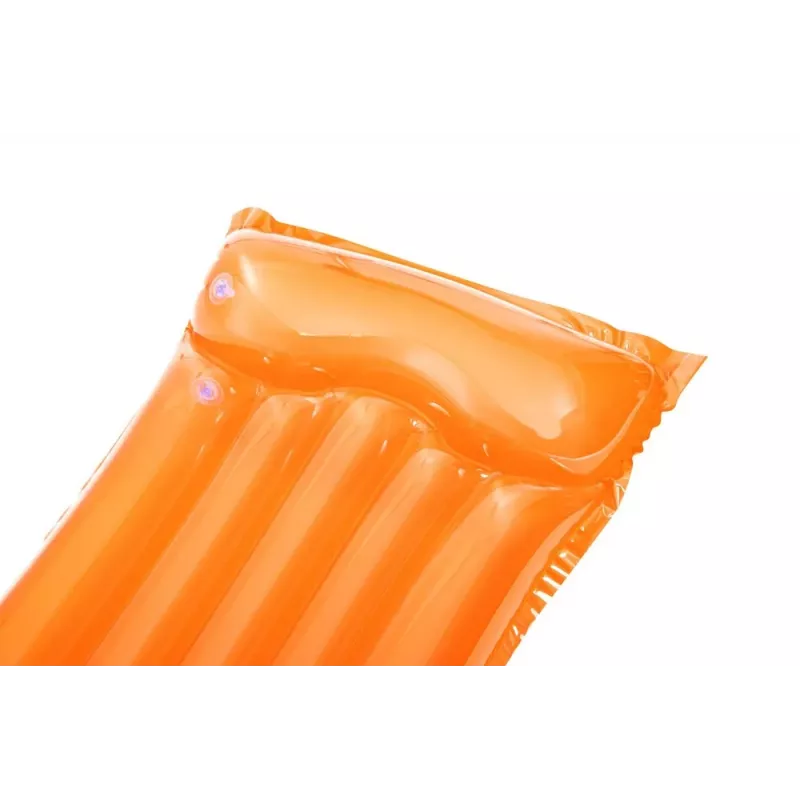 Bestway 44013 Aufblasbare Luftmatratze zum Schwimmen, Orange, 183 x 76 cm