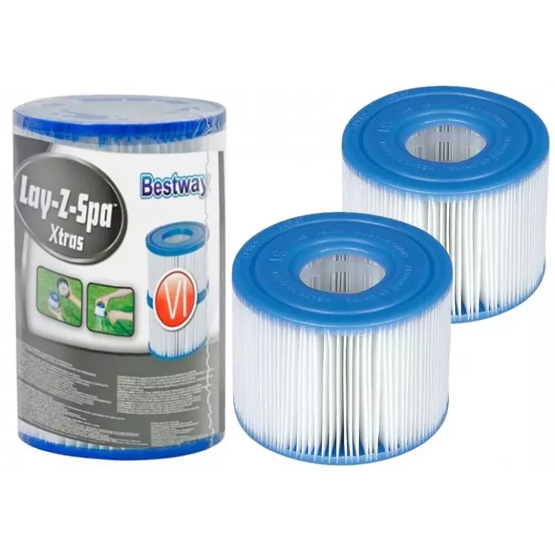 Bestway Lay-Z-Spa Typ VI Filterpatrone 2er-Pack 60311