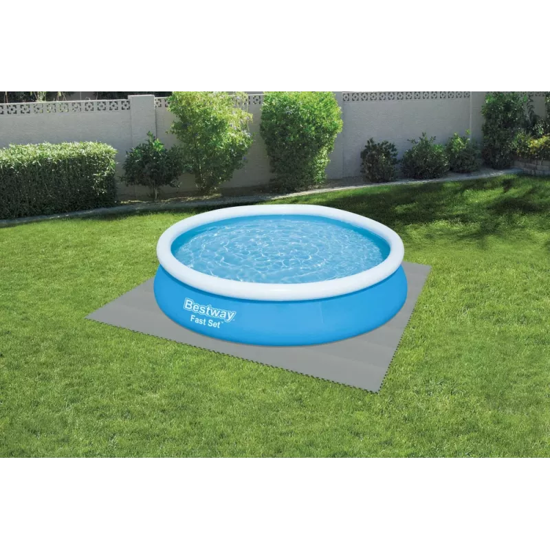 Bestway Flowclear Schaumstoffmatte für Schwimmbecken 50 x 50 cm 8er-Pack Blau