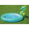 Bestway 53114 Aufblasbares Aquarium-Wasserspielcenter mit Rutsche, 239 x 206 x 86 cm