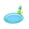 Bestway 53114 Aufblasbares Aquarium-Wasserspielcenter mit Rutsche, 239 x 206 x 86 cm