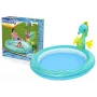 Bestway 53114 Aufblasbares Aquarium-Wasserspielcenter mit Rutsche, 239 x 206 x 86 cm