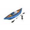 Bestway Hydro-Force Kayak 275 x 81 cm aufblasbares Kajak mit Aluminiumpaddel und Handpumpe