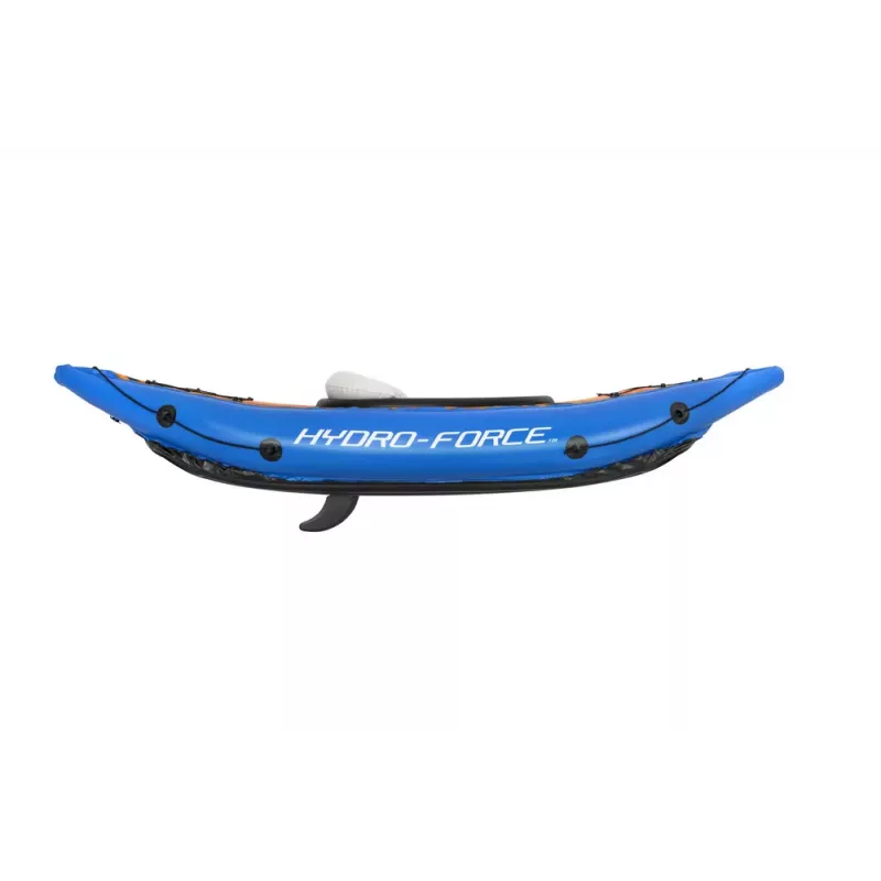 Bestway Hydro-Force Kayak 275 x 81 cm aufblasbares Kajak mit Aluminiumpaddel und Handpumpe