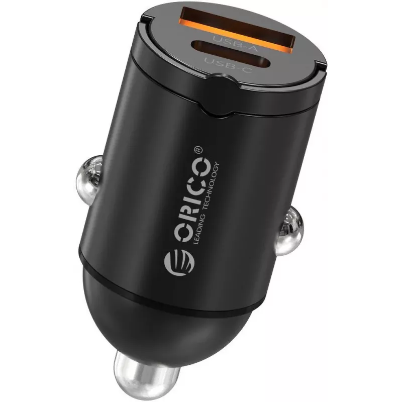 ORICO MR-30-2C-BK-EP 30W Dual USB-C Car Charger, Schwarz
