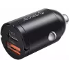 ORICO 60W Dual Port Car Charger mit USB-C 30W PD & USB-A 30W QC 3.0 - Schwarz