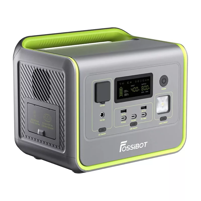 FOSSIBOT F800 800W Portable Power Station (Grün)