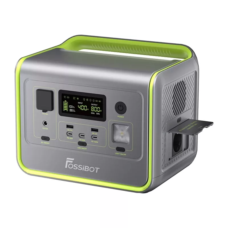 FOSSIBOT F800 800W Portable Power Station (Grün)