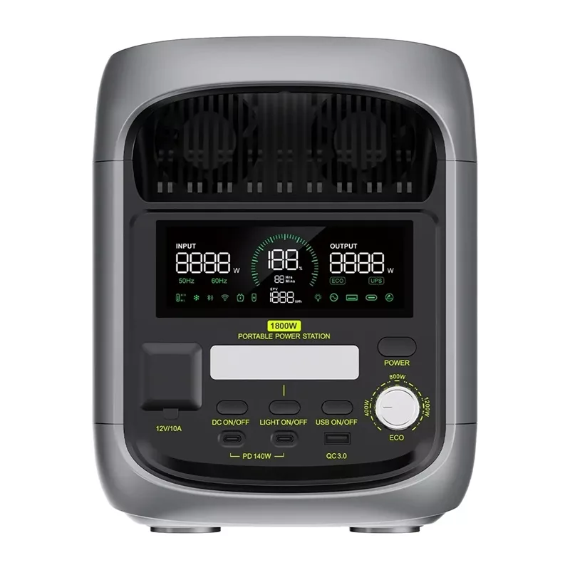 FOSSIBOT F1800 1800W Ladestation, Grau