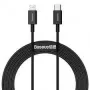 Baseus Cafule Series USB-C auf Lightning Kabel 2m Schwarz CATLYS-C01