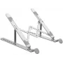ORICO Aluminum Alloy Laptop Stand PFB-A2-SV-BP - Silber, höhen- und neigungsverstellbar, klappbar, ergonomisch, kompatibel mit 11-17 Zoll Laptops