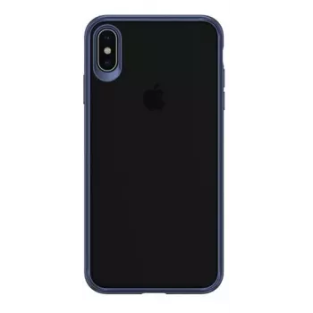 USAMS Apple iPhone XS Max Mant Hard Case Blau