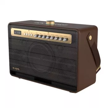 W-KING K6L 120W Tragbarer Bluetooth-Lautsprecher, Braun