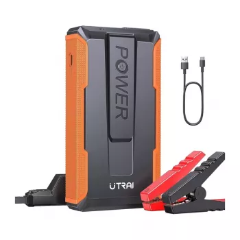 UTRAI T1 Car Starter 1600A Peak 16000mAh 12V Jump Starter mit QC3.0 USB und LED-Taschenlampe