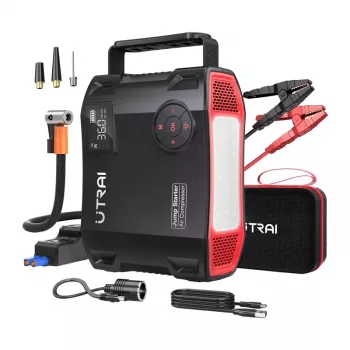 UTRAI JS5 Starthilfe mit Kompressor 2000A Spitze 16000mAh 150 PSI