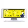 Jonsbo DS339 Mini Display 3,39 inch IPS-Bildschirm USB-C Weiß